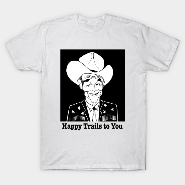 Roy Rogers - singing cowboy of film and television T-Shirt by cartoonistguy